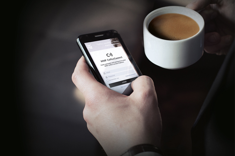 Food Chain Manager ruft Informationen zum Kaffeegeschäft per Handy ab