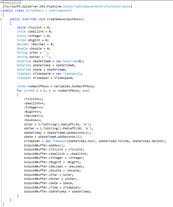 Script-Komponente ohne Cast und Converts