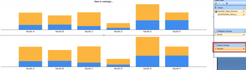 Stacked Column - resolve row group