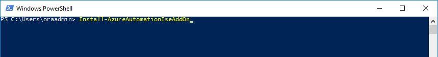 PowerShell ISE Add-on activation