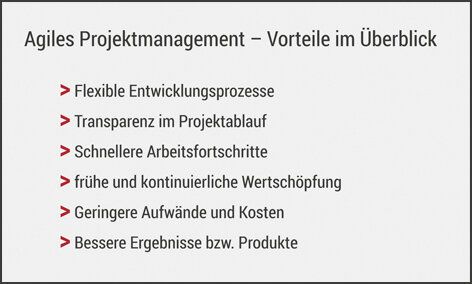 Agiles Projekmanagement Vorteile