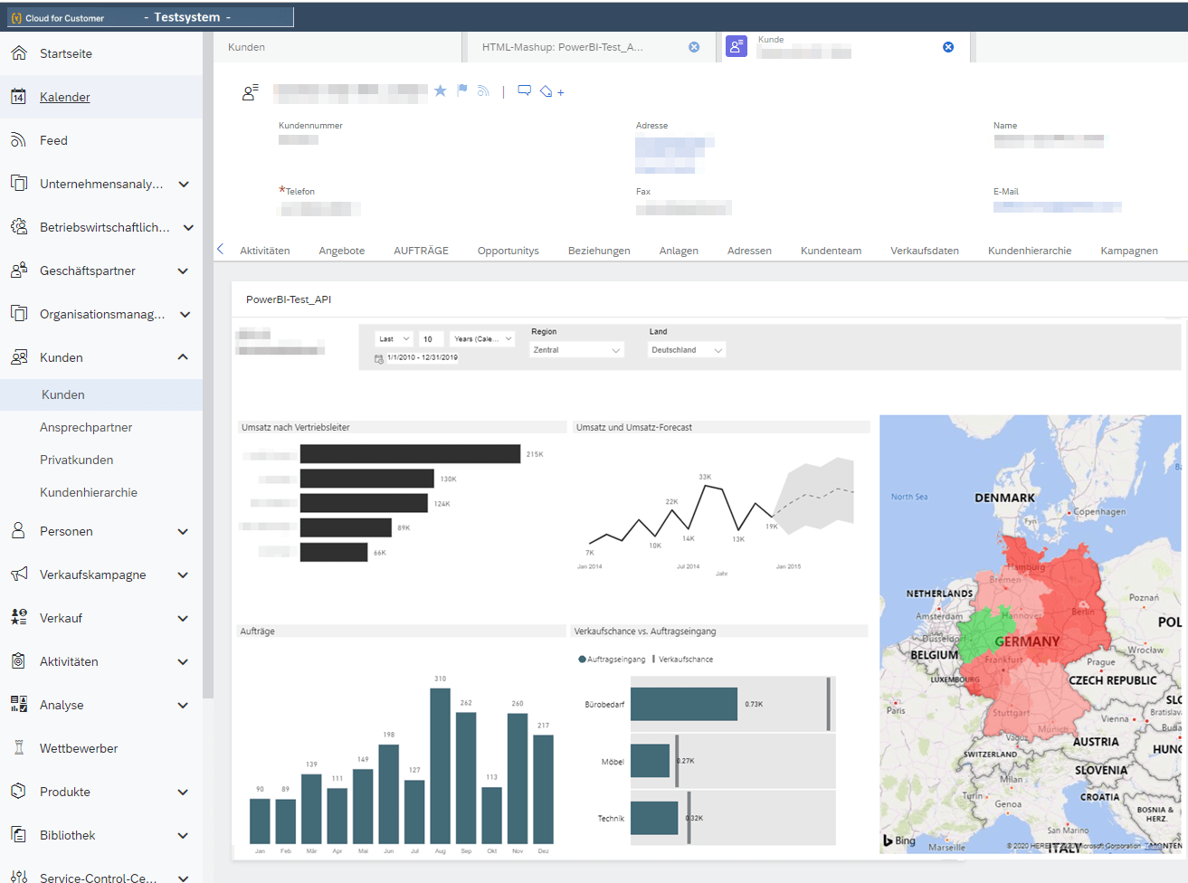 Analysen auf der Power BI Nutzerobrfläche