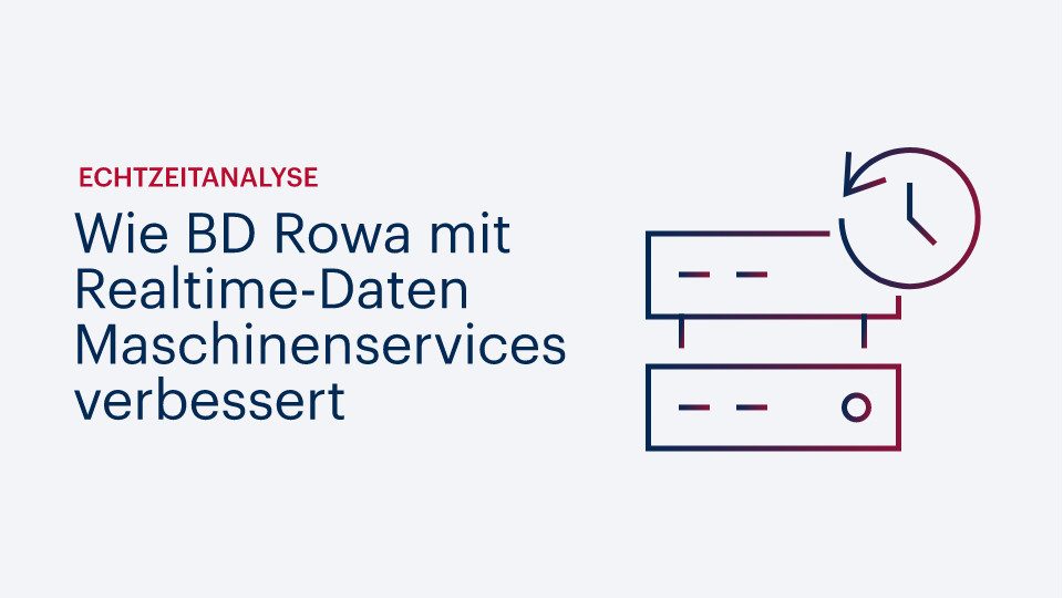 Echtzeitanalyse: Wie BD Rowa mit Realtime-Daten Maschinenservices verbessert