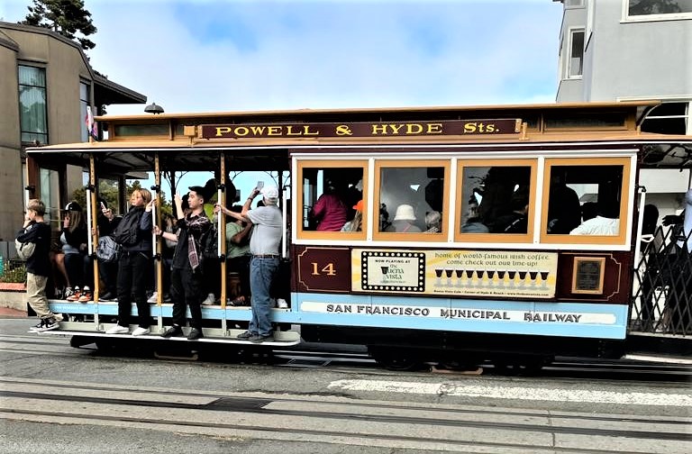 San Fancisco, Cable Car, Menschen