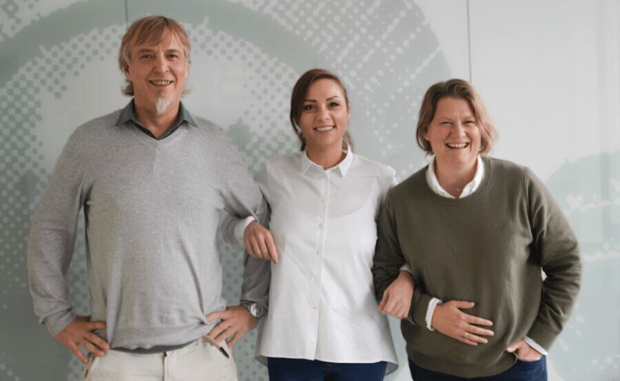 Jens Kröhnert, Alexandra Mennes und Dorte Schusdziara