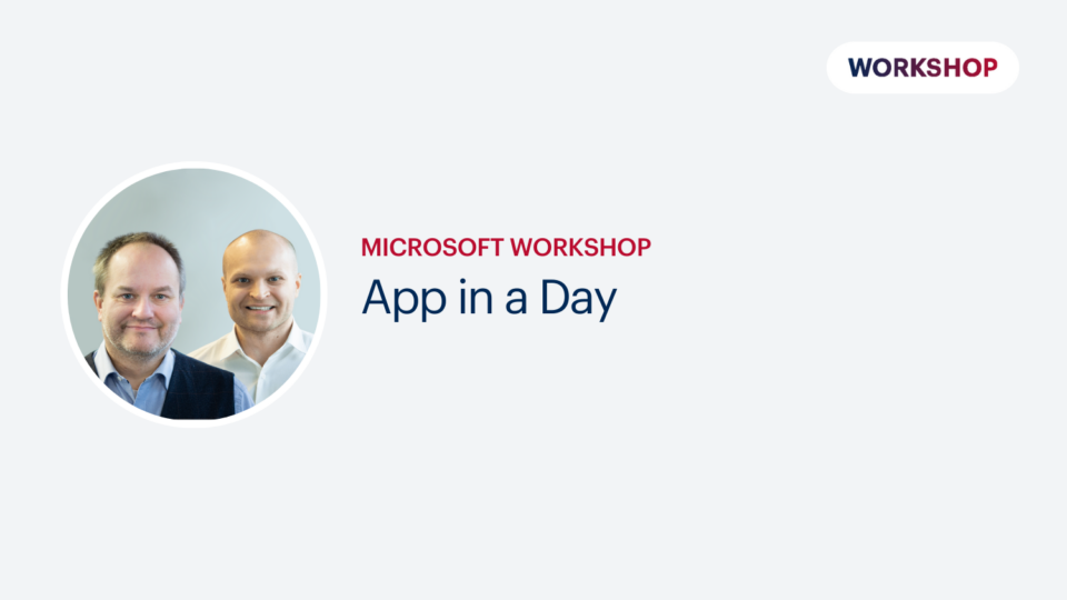 Microsoft Workshop: App in a Day