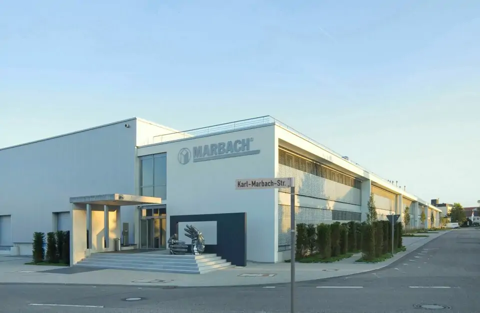 Die Zentrale der Marbach-Gruppe in Heilbronn
