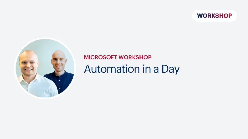 Microsoft Workshop: Automation in a Day